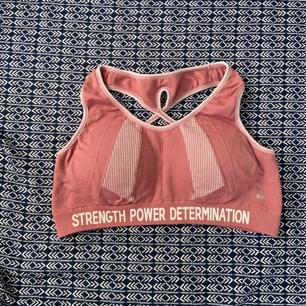 pink sport bra